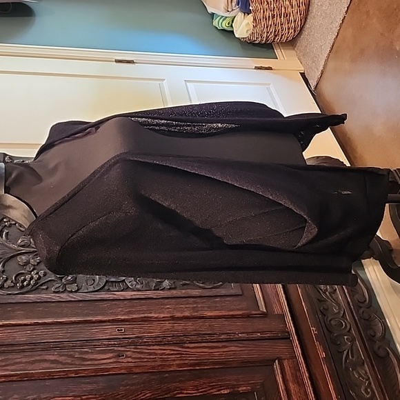 Zenobia black open front cardigan - Picture 2 of 5